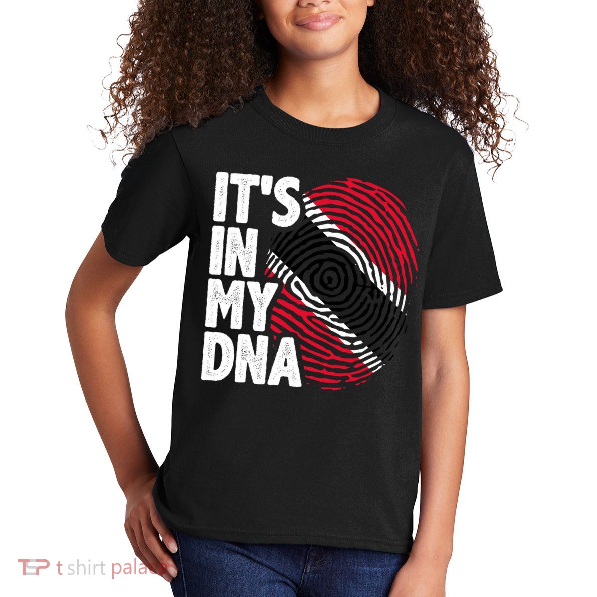 Trinidadian Tobagonian Dna Trinidad And Tobago Flag Kids T-Shirt