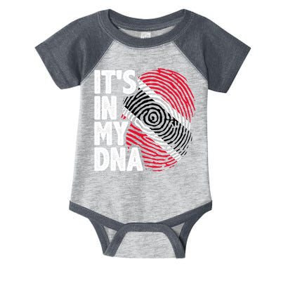 Trinidadian Tobagonian Dna Trinidad And Tobago Flag Infant Baby Jersey Bodysuit