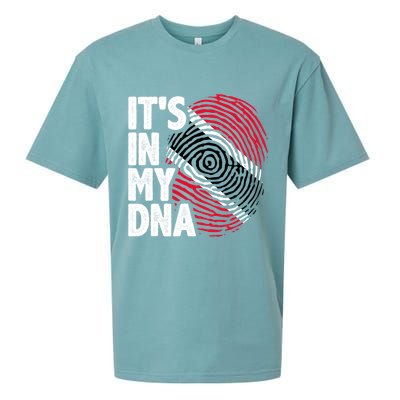 Trinidadian Tobagonian Dna Trinidad And Tobago Flag Sueded Cloud Jersey T-Shirt
