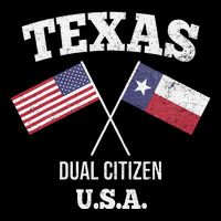 True Texan Dual Citizen Love Texas And America City Backpack