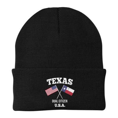 True Texan Dual Citizen Love Texas And America Beanie