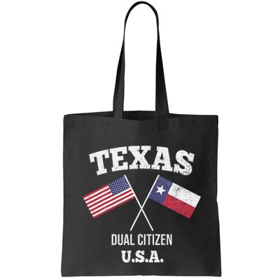 True Texan Dual Citizen Love Texas And America Bag