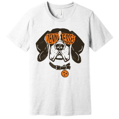 Tennessee Tn Dog State Flag Tn Lover Outfit Premium T-Shirt