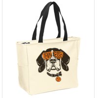 Tennessee Tn Dog State Flag Tn Lover Outfit Zip Tote Bag