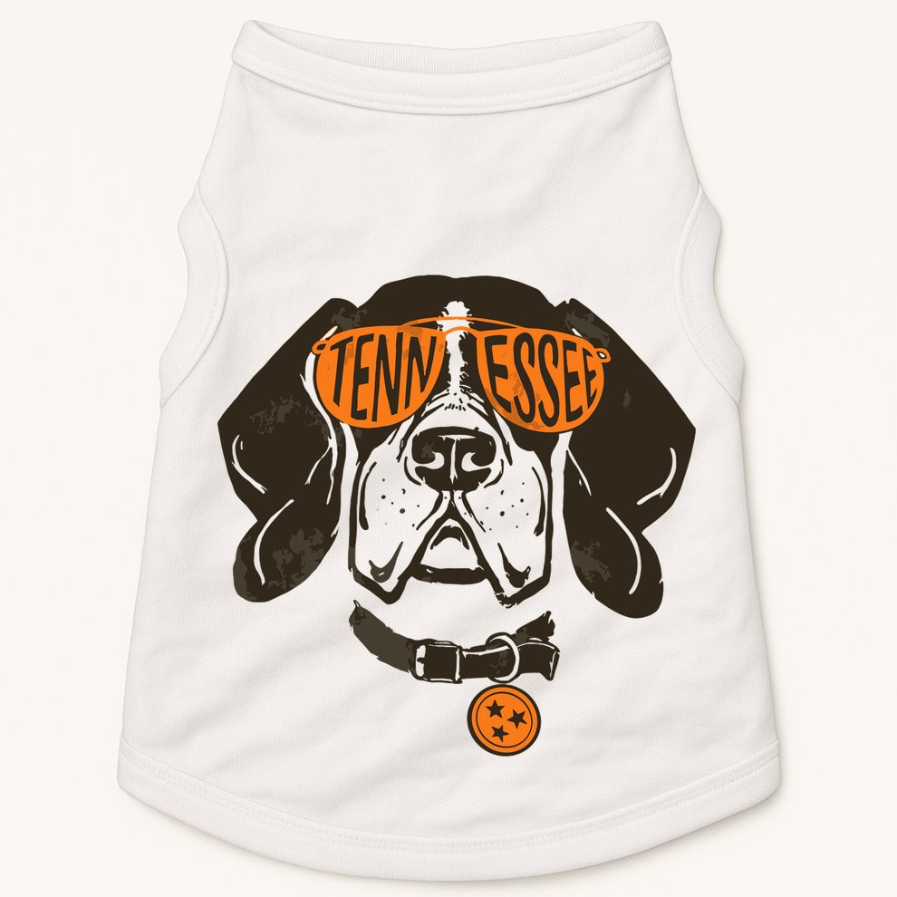 Tennessee Tn Dog State Flag Tn Lover Outfit Doggie Tank