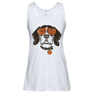 Tennessee Tn Dog State Flag Tn Lover Outfit Ladies Essential Flowy Tank