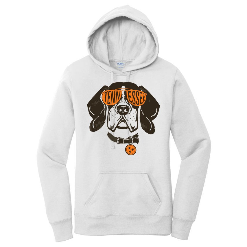 Tennessee Tn Dog State Flag Tn Lover Outfit Women's Pullover Hoodie