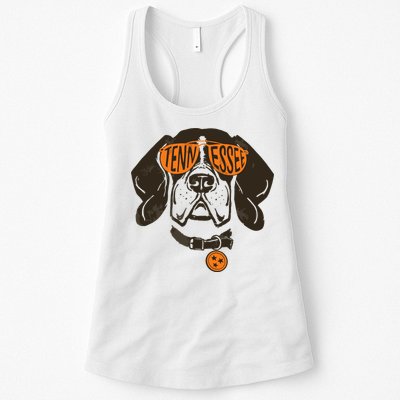 Tennessee Tn Dog State Flag Tn Lover Outfit Womens Tank Top
