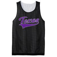 Texas Throwback Design Classic Mesh Reversible Basketball Jersey Tank