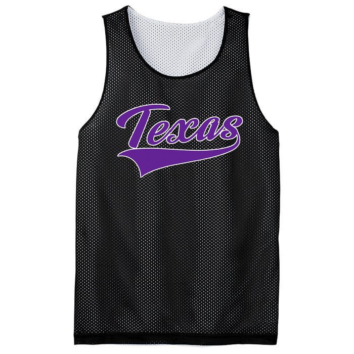 Texas Throwback Design Classic Mesh Reversible Basketball Jersey Tank