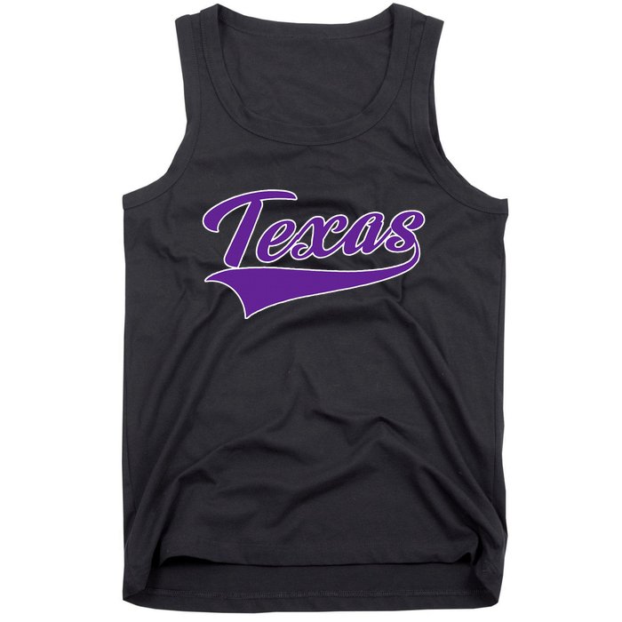 Texas Throwback Design Classic Tank Top