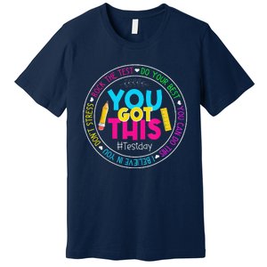 Teacher Testing Day You Got This Test Day Rock The Test Premium T-Shirt