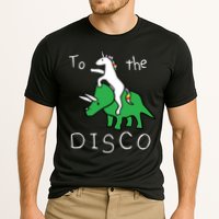 To The Disco 80s Party Unicorn Dino Disco Performance Shirt