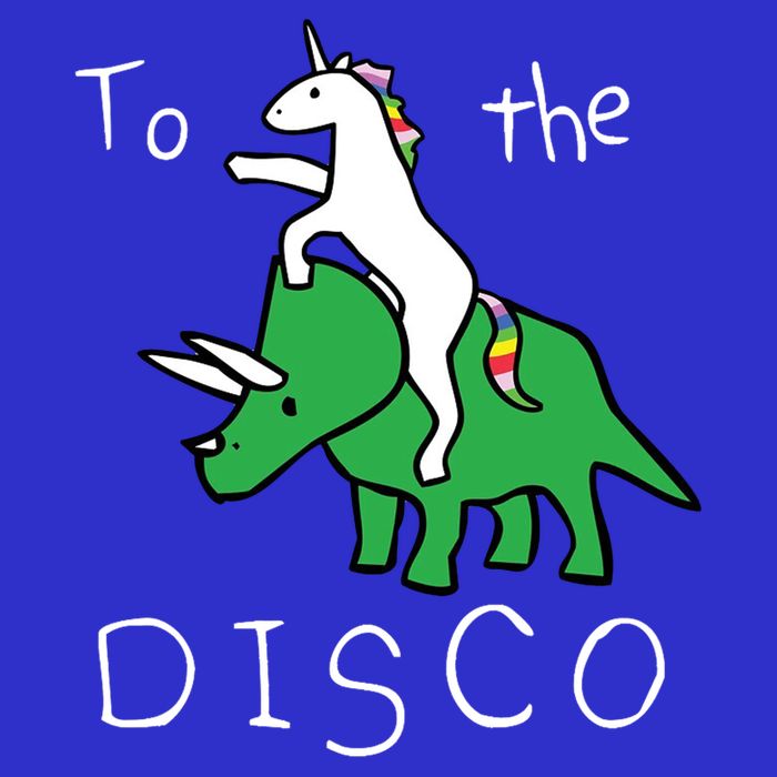 To The Disco 80s Party Unicorn Dino Disco Baby Bodysuit