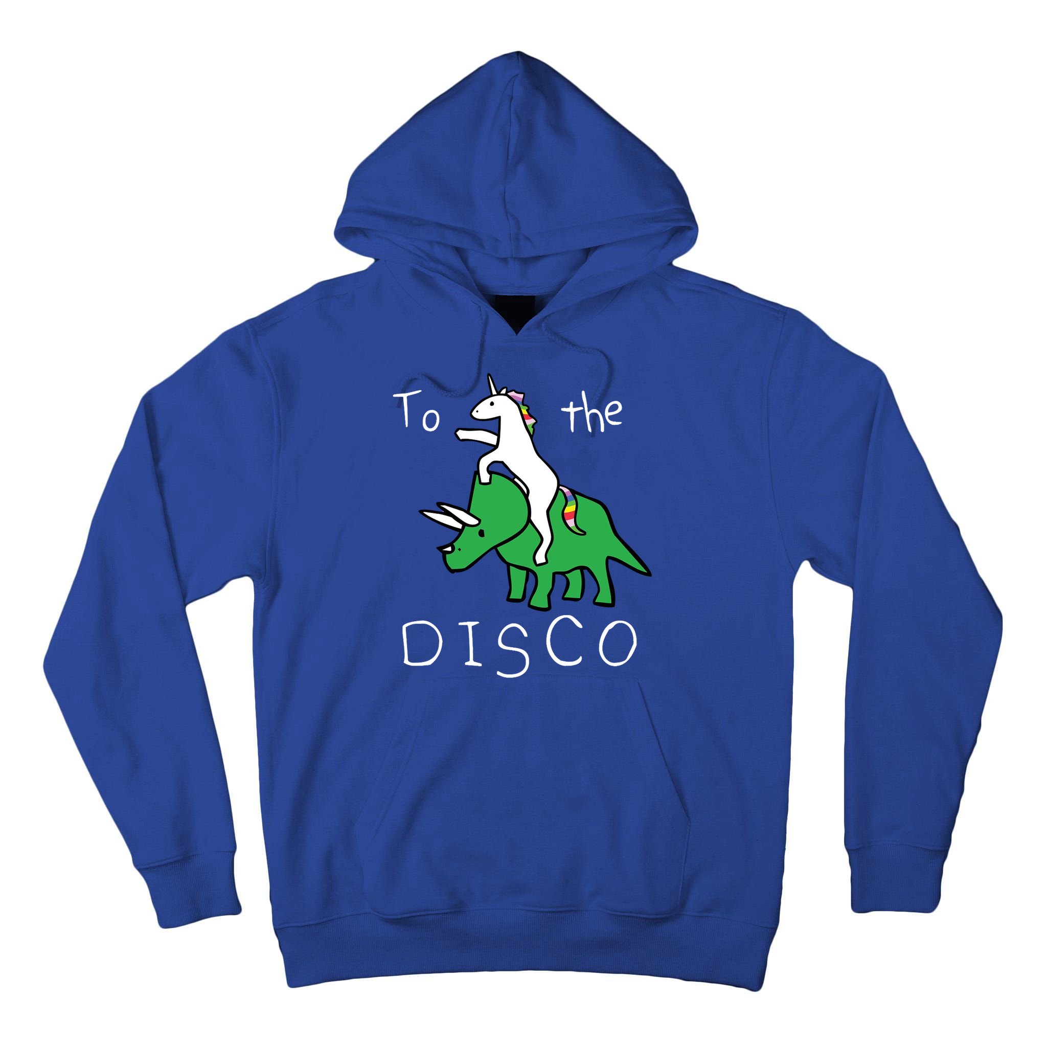 To The Disco 80s Party Unicorn Dino Disco Tall Hoodie