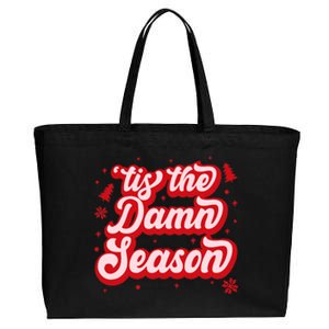 Tis The Damn Season Evermore Christmas Taylor Lover Xmas Cotton Canvas Jumbo Tote