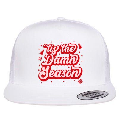 Tis The Damn Season Evermore Christmas Taylor Lover Xmas Flat Bill Trucker Hat