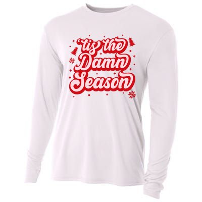 Tis The Damn Season Evermore Christmas Taylor Lover Xmas Cooling Performance Long Sleeve Crew