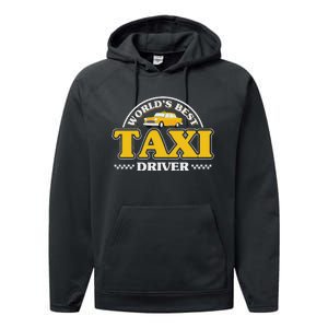 Taxi Taxi Driver Performance Fleece Hoodie