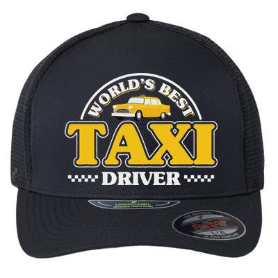 Taxi Taxi Driver Flexfit Unipanel Trucker Cap