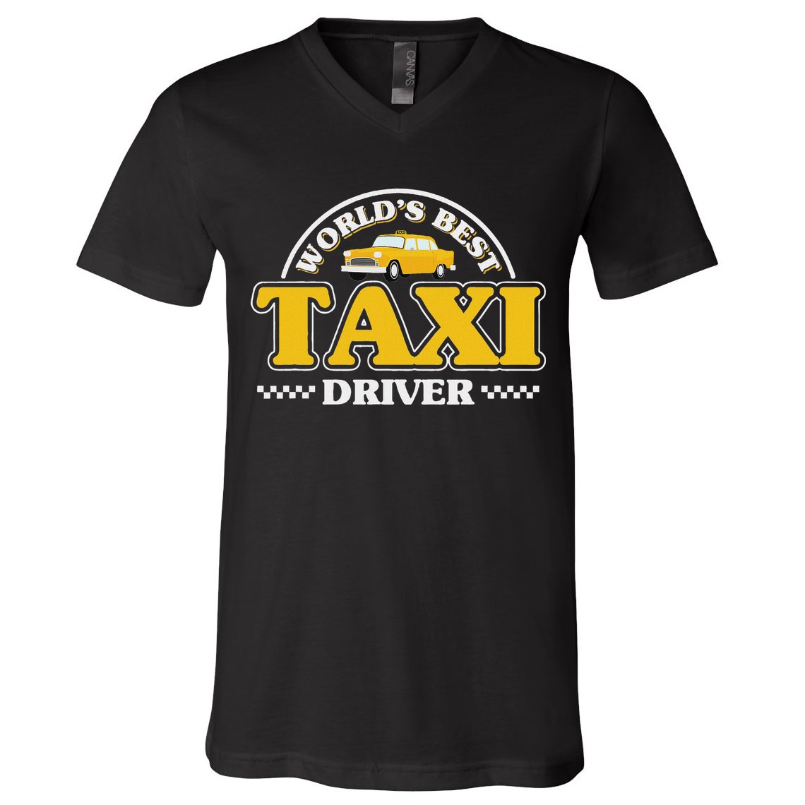 Taxi Taxi Driver V-Neck T-Shirt