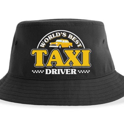 Taxi Taxi Driver Sustainable Bucket Hat
