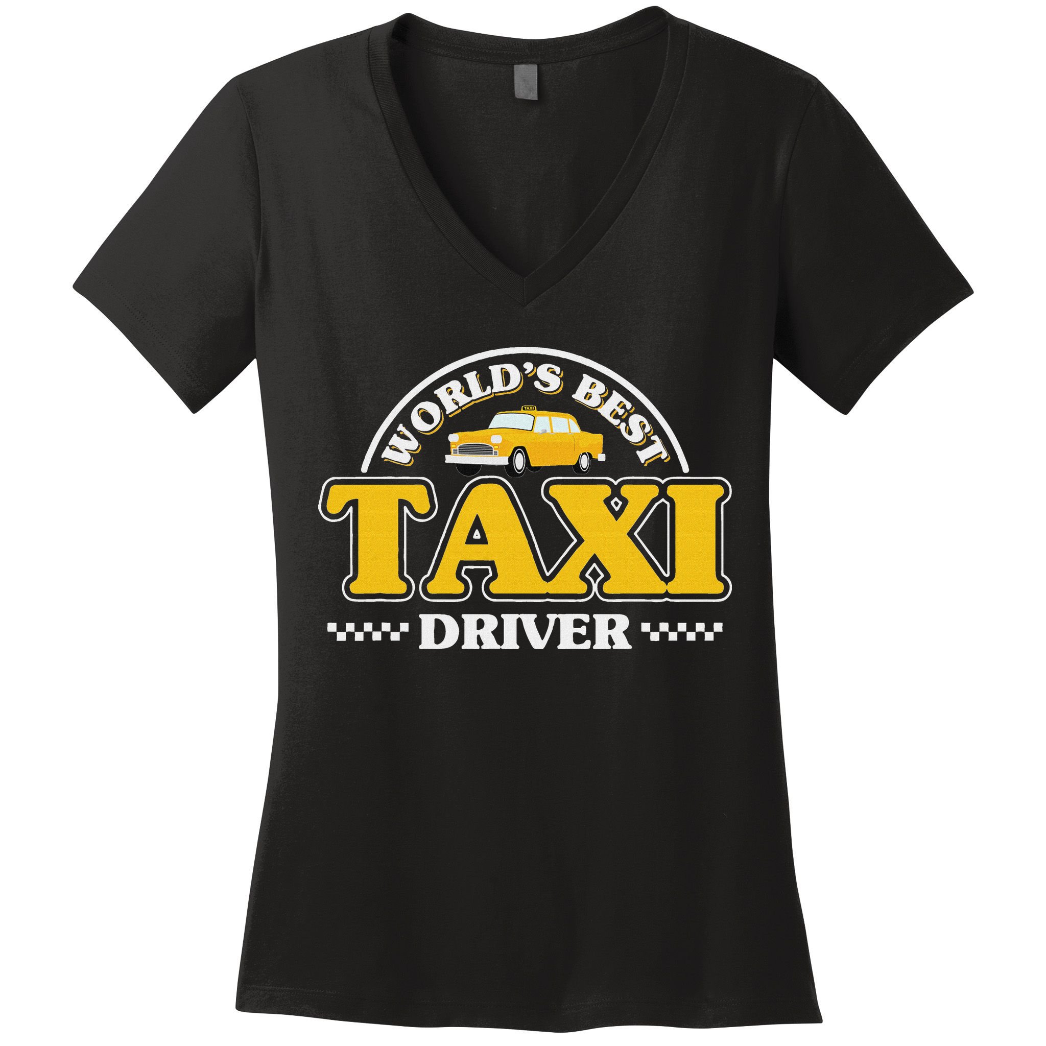 Taxi Taxi Driver Women's V-Neck T-Shirt