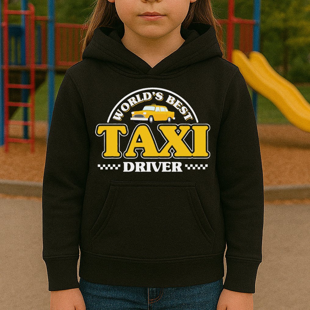 Taxi Taxi Driver Kids Hoodie