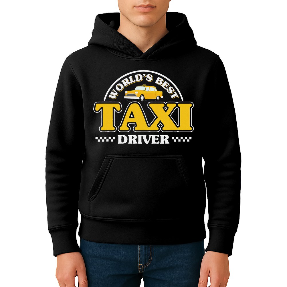 Taxi Taxi Driver Kids Hoodie