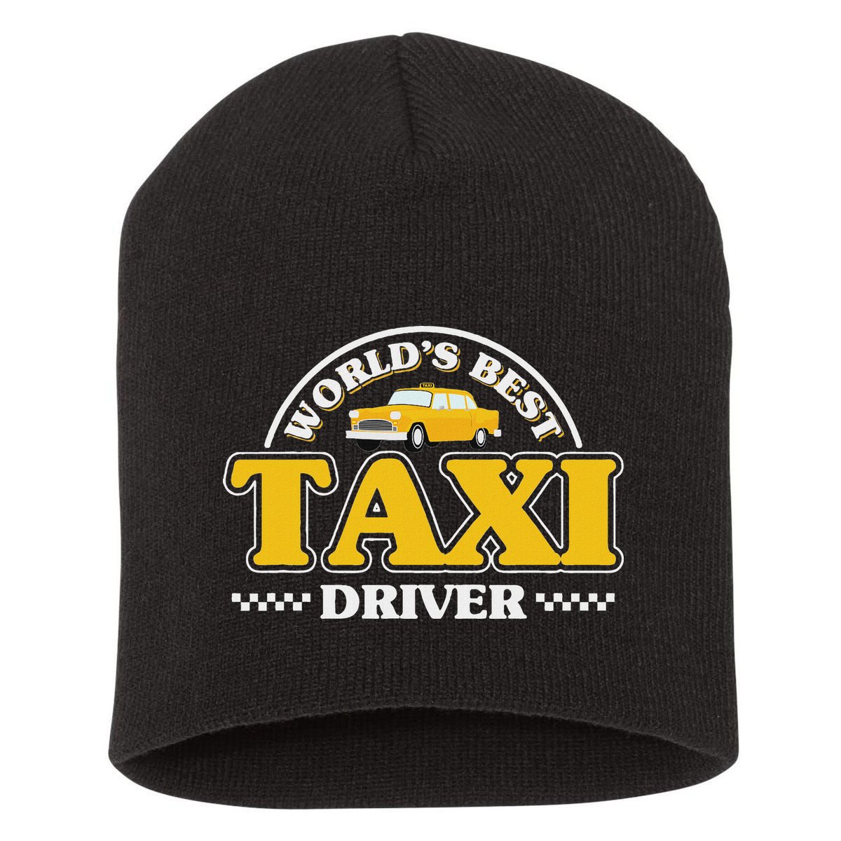 Taxi Taxi Driver Short Acrylic Beanie