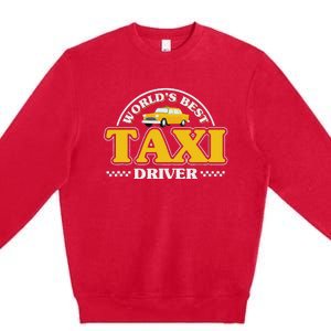 Taxi Taxi Driver Premium Crewneck Sweatshirt