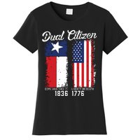 True Texan Dual Citizen Love Texas And America Women's T-Shirt