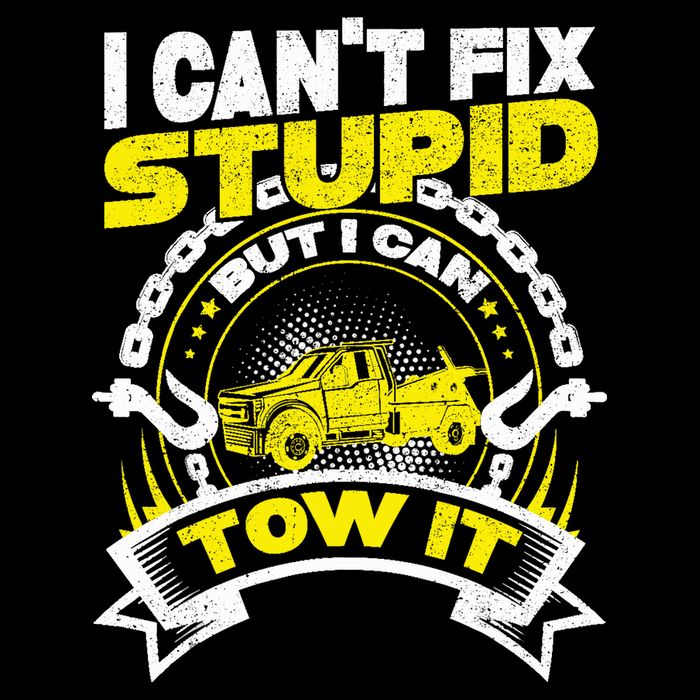 Tow Truck Driver Wrecker I CanT Fix Stupid But I Can Tow It Daily Commute Backpack