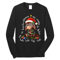 Tuki Tuki Donkey Mi Burrito Sabanero Mexican Mexico Xmas Long Sleeve Shirt