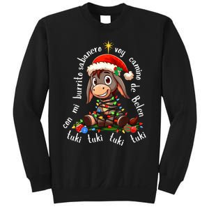 Tuki Tuki Donkey Mi Burrito Sabanero Mexican Mexico Xmas Sweatshirt