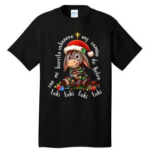 Tuki Tuki Donkey Mi Burrito Sabanero Mexican Mexico Xmas Tall T-Shirt