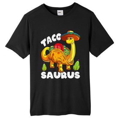 Tacosaurus Taco Dinosaur Funny Dino Cinco De Mayo Mexican Tall Fusion ChromaSoft Performance T-Shirt