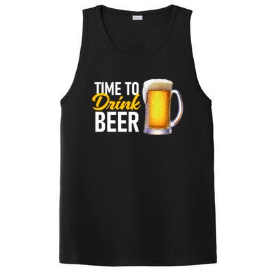 Time To Drink Beer PosiCharge Competitor Tank