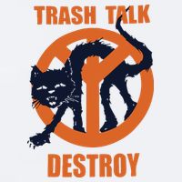 Trash Talk Destroy Black Cat Sueded Cloud Jersey T-Shirt
