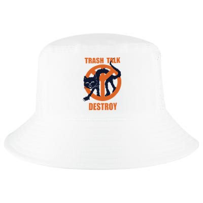Trash Talk Destroy Black Cat Cool Comfort Performance Bucket Hat