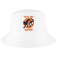 Trash Talk Destroy Black Cat Cool Comfort Performance Bucket Hat