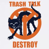 Trash Talk Destroy Black Cat Cool Comfort Performance Bucket Hat
