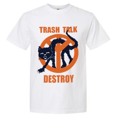 Trash Talk Destroy Black Cat Garment-Dyed Heavyweight T-Shirt