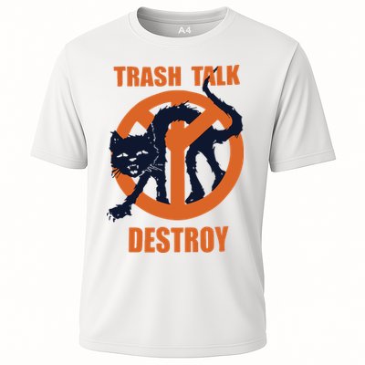 Trash Talk Destroy Black Cat Performance Shirt