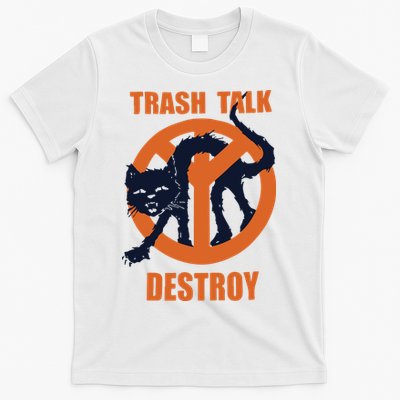 Trash Talk Destroy Black Cat T-Shirt