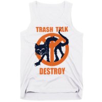 Trash Talk Destroy Black Cat Tank Top
