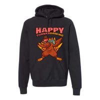 Thanksgiving Turkey Dab Dance Premium Hoodie