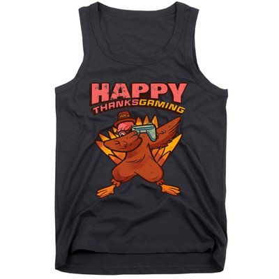 Thanksgiving Turkey Dab Dance Tank Top