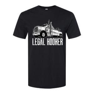 Tow Truck Driver Legal Hooker Funny Big Wrecker Softstyle CVC T-Shirt