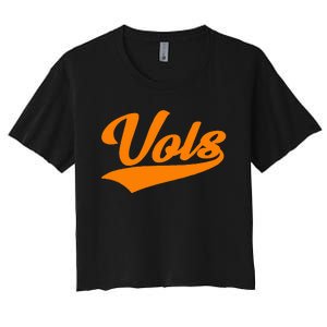 Tennessee Throwback Design Classic Women's Crop Top Tee